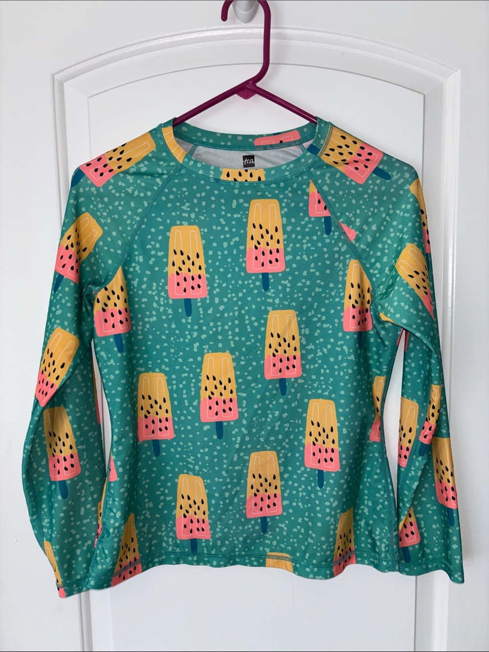 Tea Collection rash guard swim sun protection shirt popsicle 16